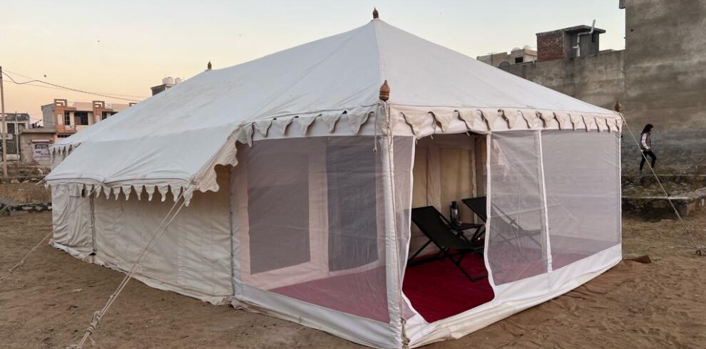 Tent booking