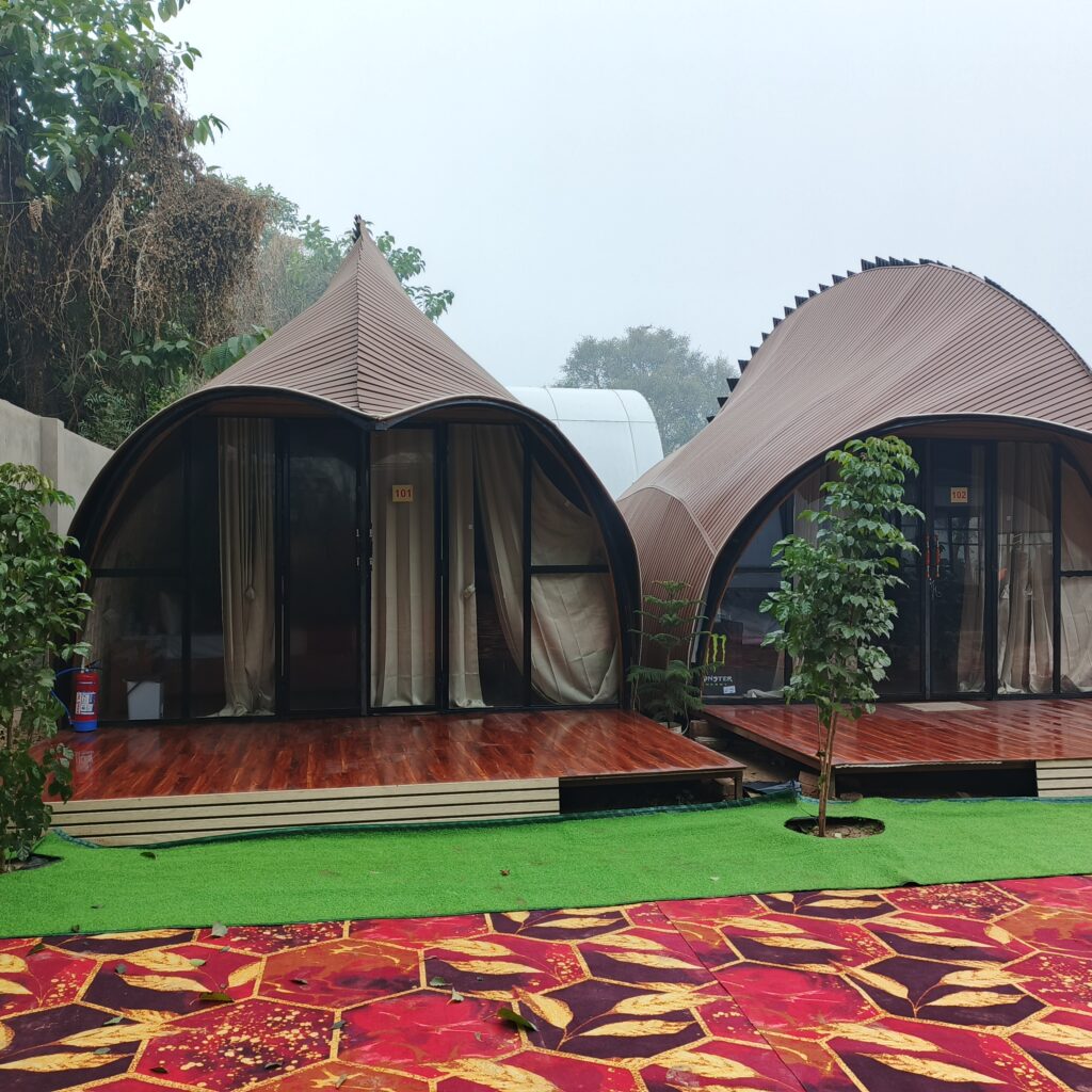 Lotus Cottages in prayagraj mahakumbh